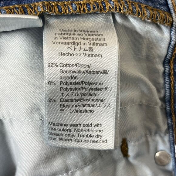 J.Crew Point Sur Hightower Straight Jeans Women’s Size 28 Let Down Hem Stretch - Picture 10 of 14